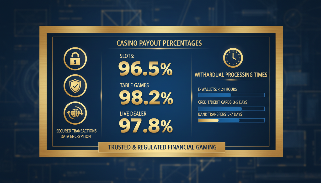 Wizualizacja statystyk wypłat w kasynie online